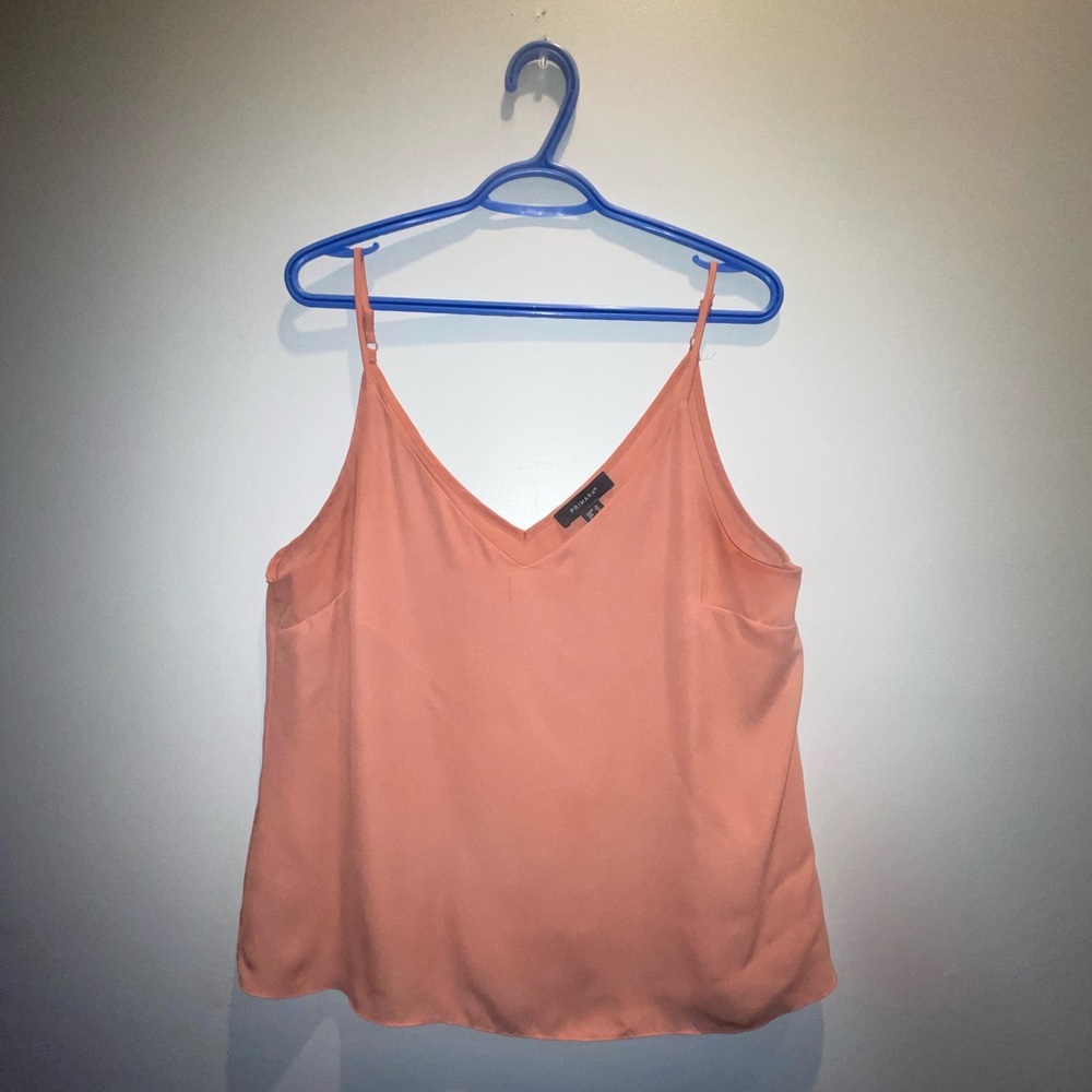 Apricot Primark Spaghetti Strap Tank Top size 12